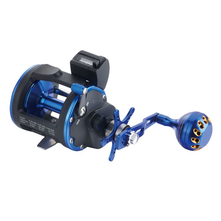Graphite Body Trollign Reel with Line Counter (Earth Plus)