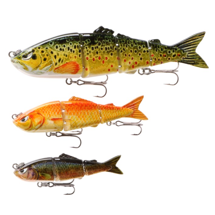 Shallow ABS 3 Segments Multisection Lure (MS1106 & MS1108 & MS1113)